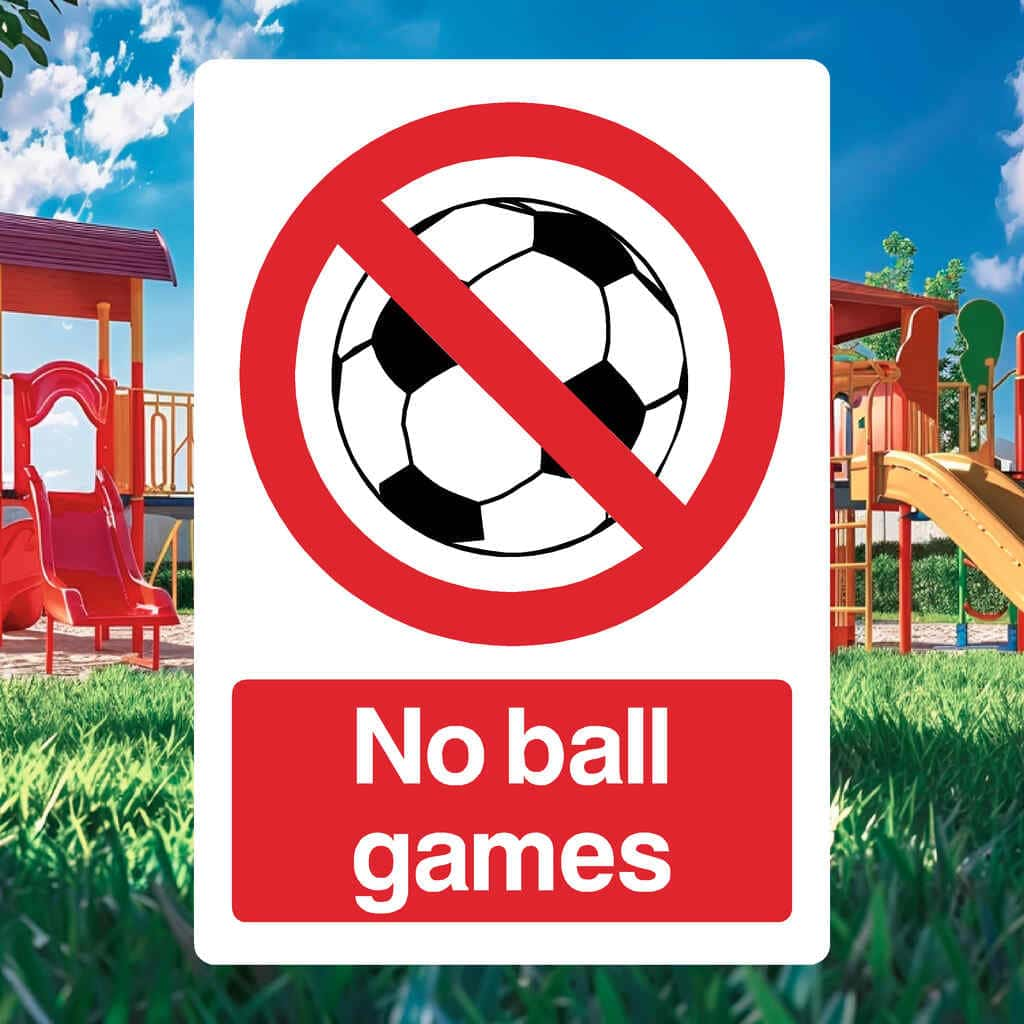 No Ball Games Sign - The Sign Shed