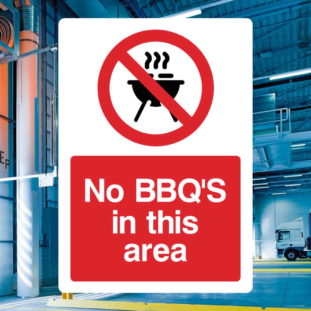 No BBQs In This Area Sign - The Sign Shed