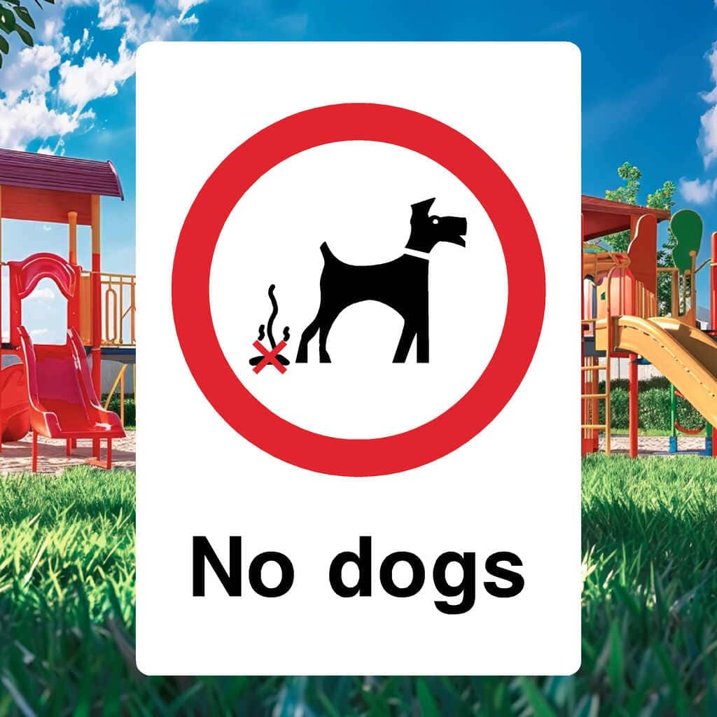 No Dogs Sign - The Sign Shed