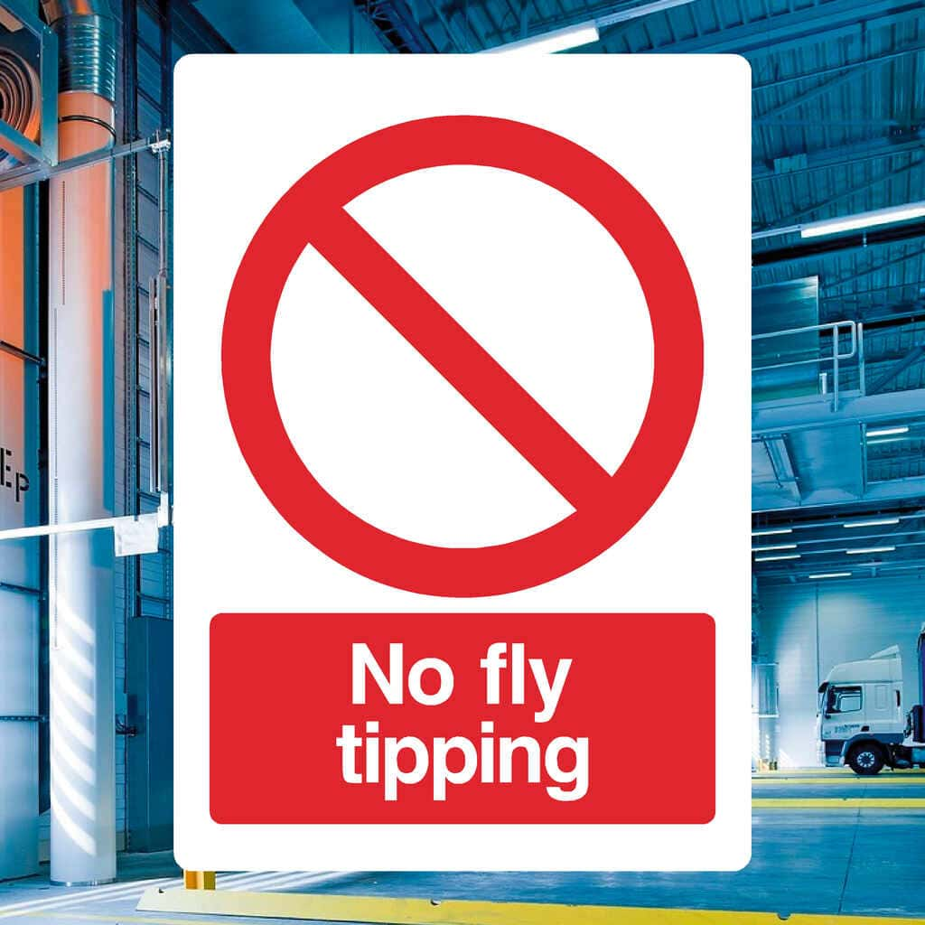 No Fly Tipping Sign - The Sign Shed