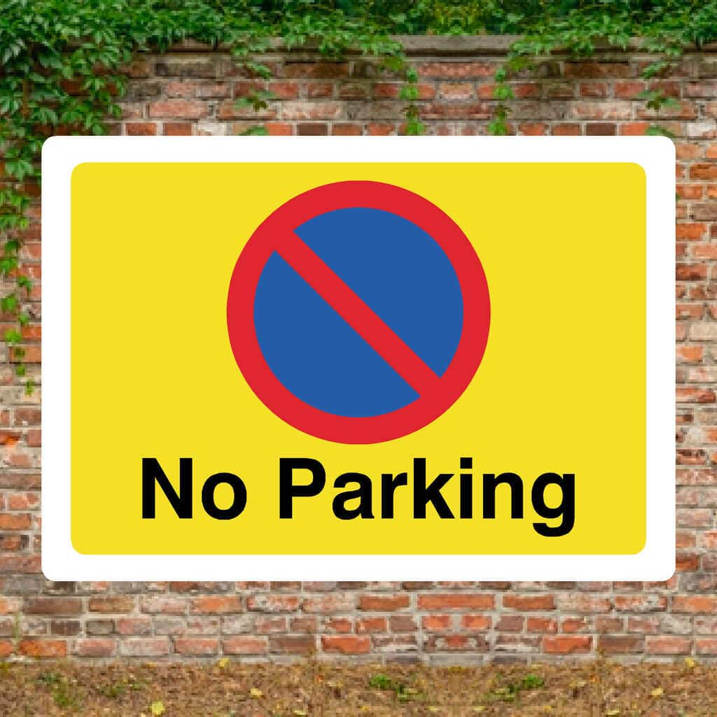 No Parking At Any Time Sign