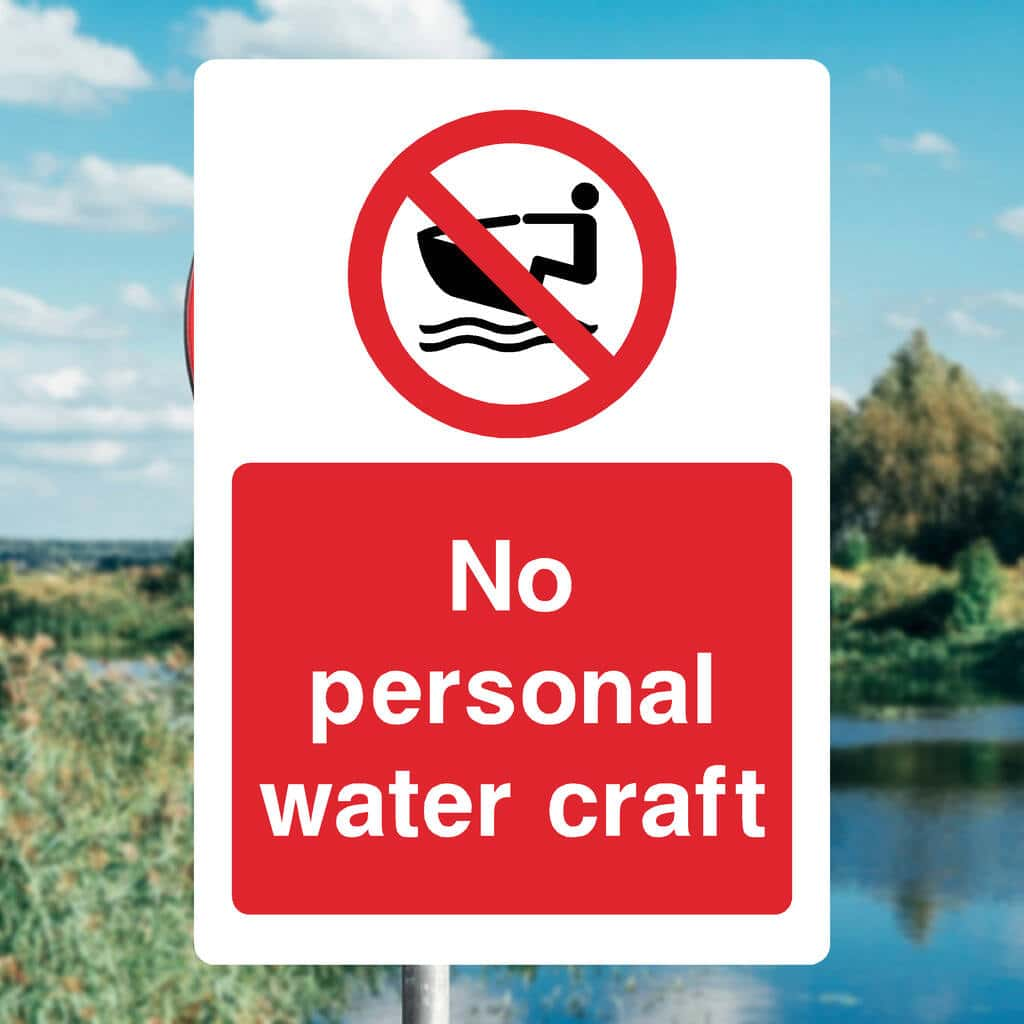 No Personal Water Craft Sign - The Sign Shed