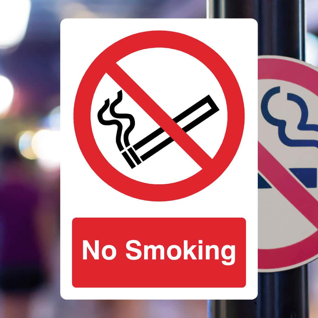 No Smoking Sign - The Sign Shed