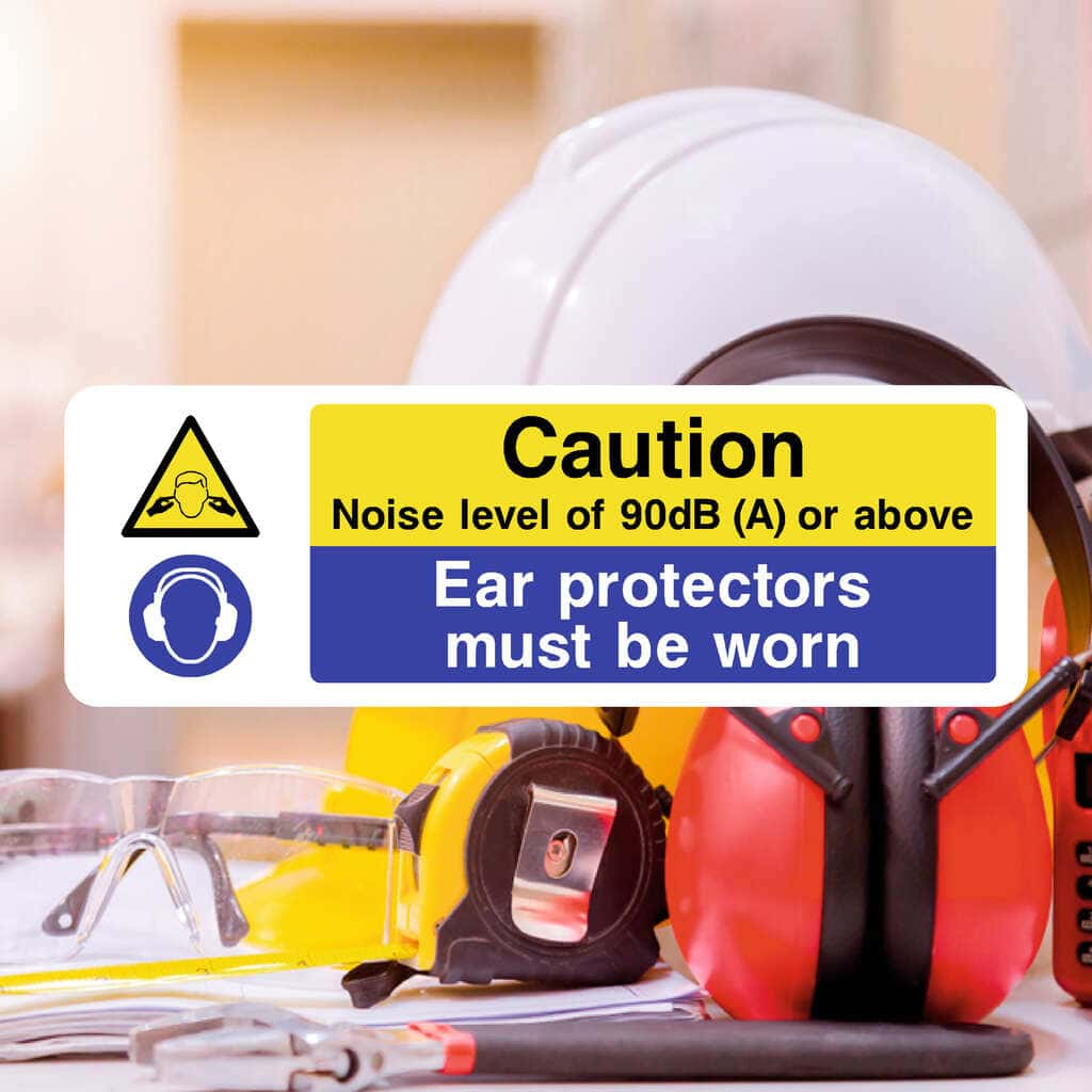 Noise Level Of 90Db (A) Or Above Sign - The Sign Shed