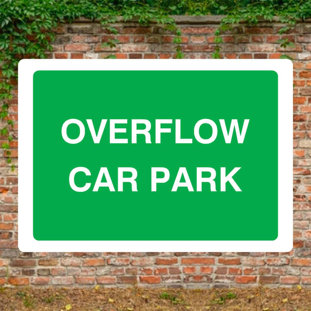 Overflow Car Park Sign - The Sign Shed