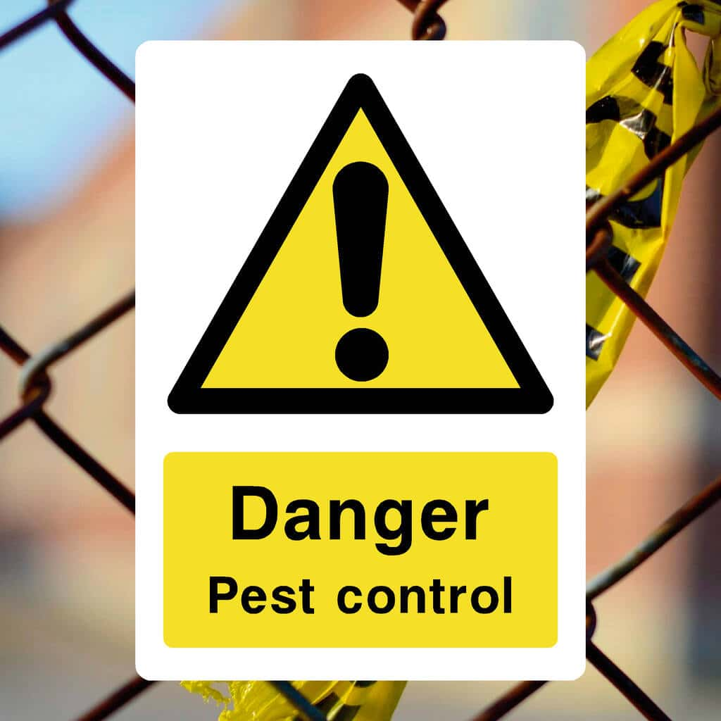 Pest Control Sign - The Sign Shed