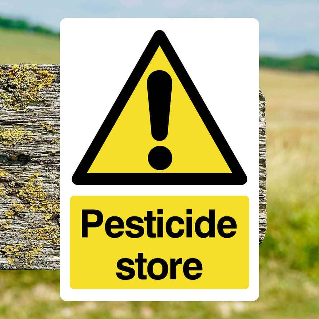 Pesticide Store Sign - The Sign Shed