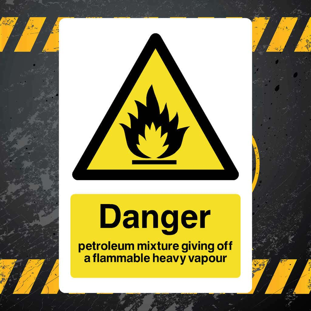 Petroleum Mixture Sign - The Sign Shed