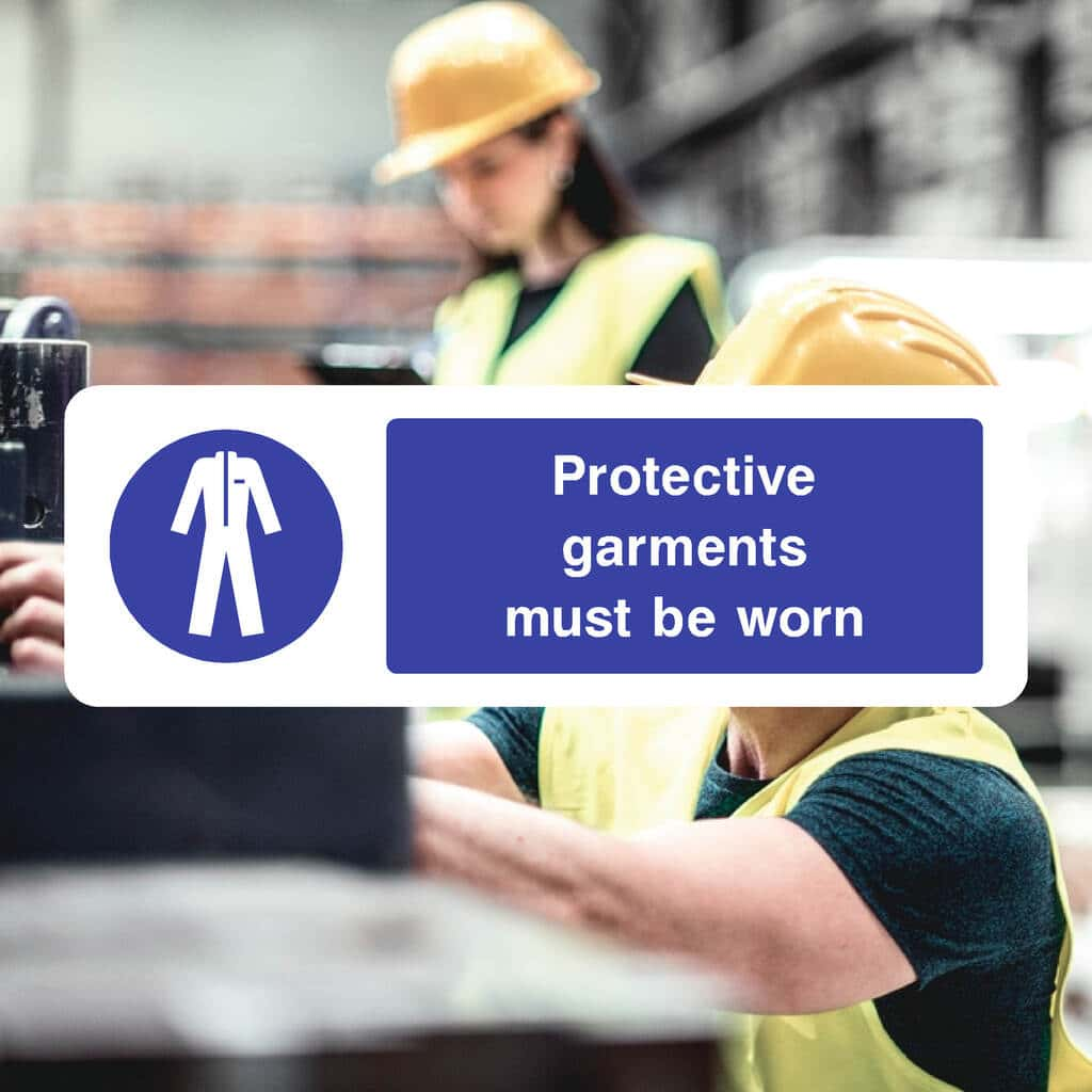 Protective Garments Must Be Worn Sign - The Sign Shed