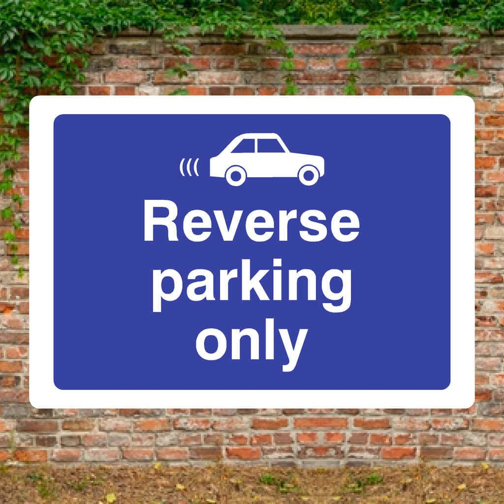 Reserve Parking Only Sign | Metal Post - The Sign Shed