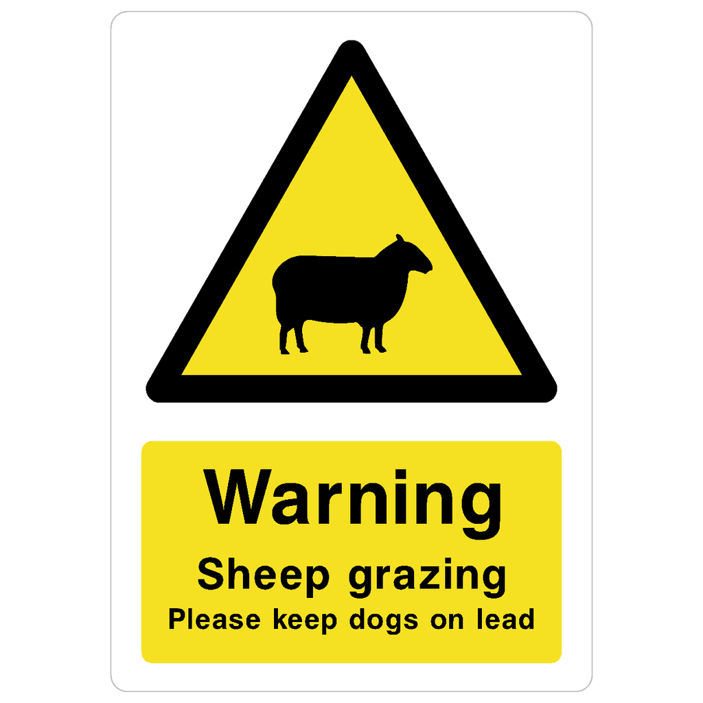 Sheep Grazing Sign - The Sign Shed