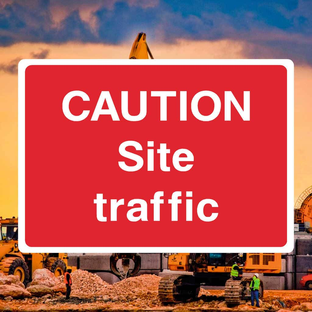 Site Traffic Sign - The Sign Shed