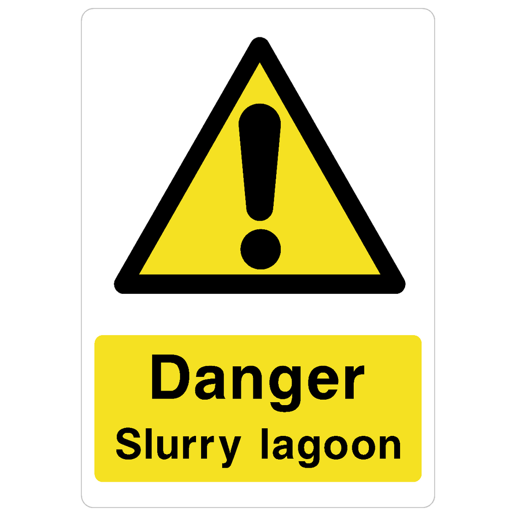 Slurry Lagoon Sign - The Sign Shed