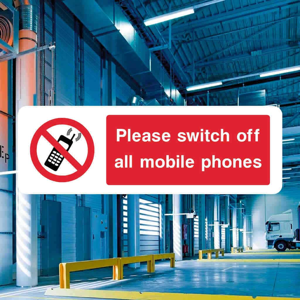 Switch Off All Mobile Phones Sign - The Sign Shed