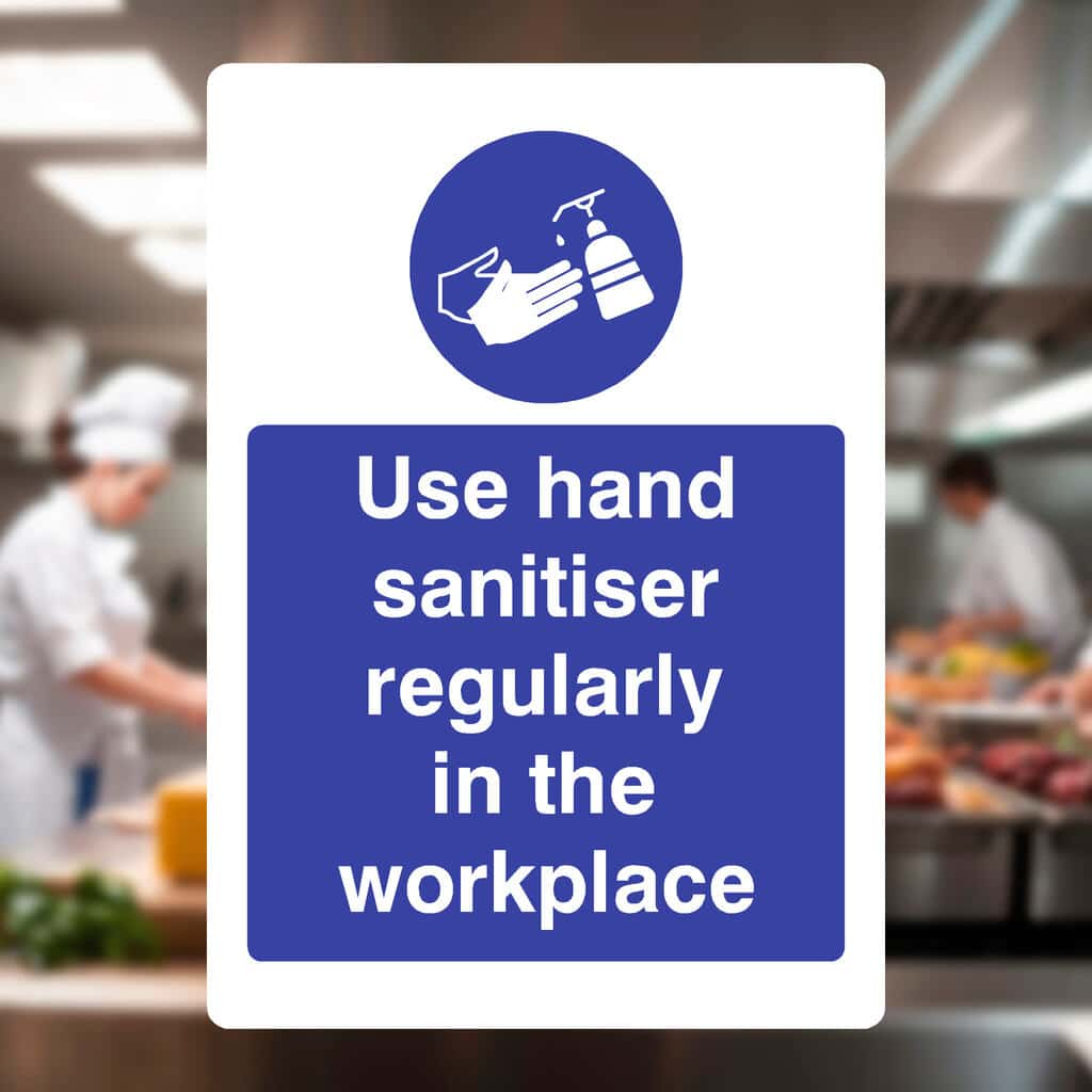 Use Hand Sanitiser in the Workplace Sign - The Sign Shed