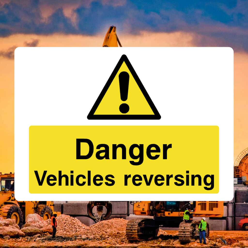 Vehicles Reversing Sign - The Sign Shed