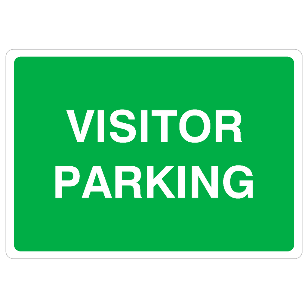 Visitor Parking Sign Landscape - The Sign Shed