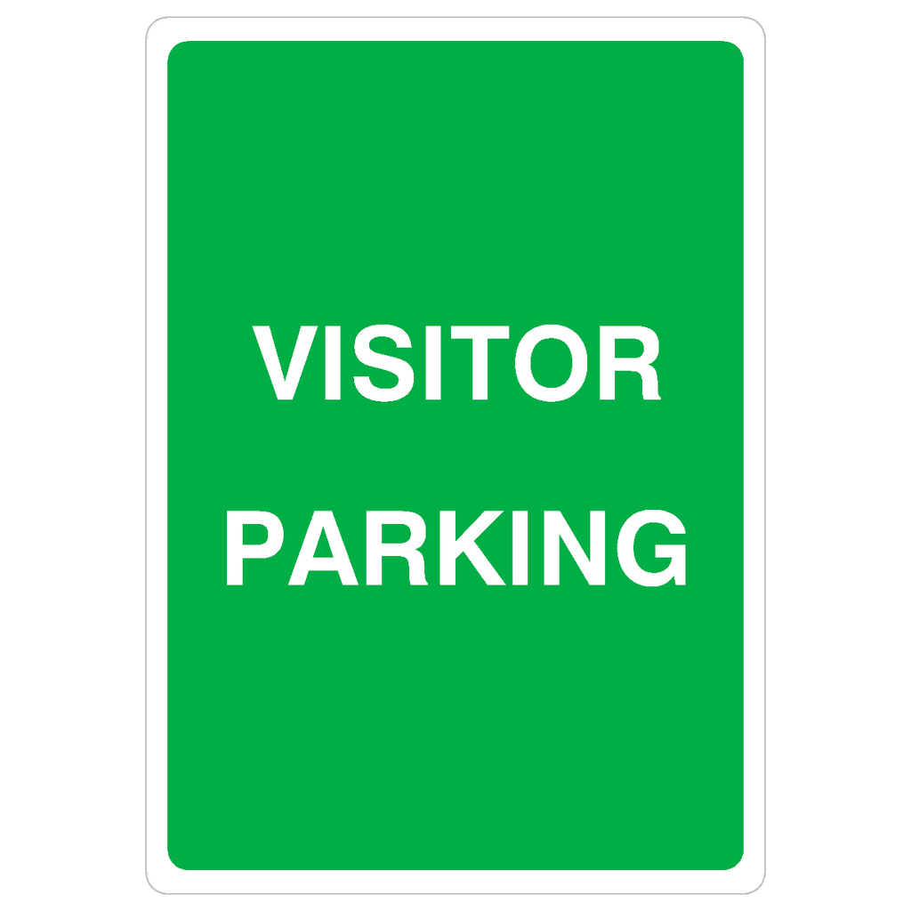 Visitor Parking Sign Portrait - The Sign Shed