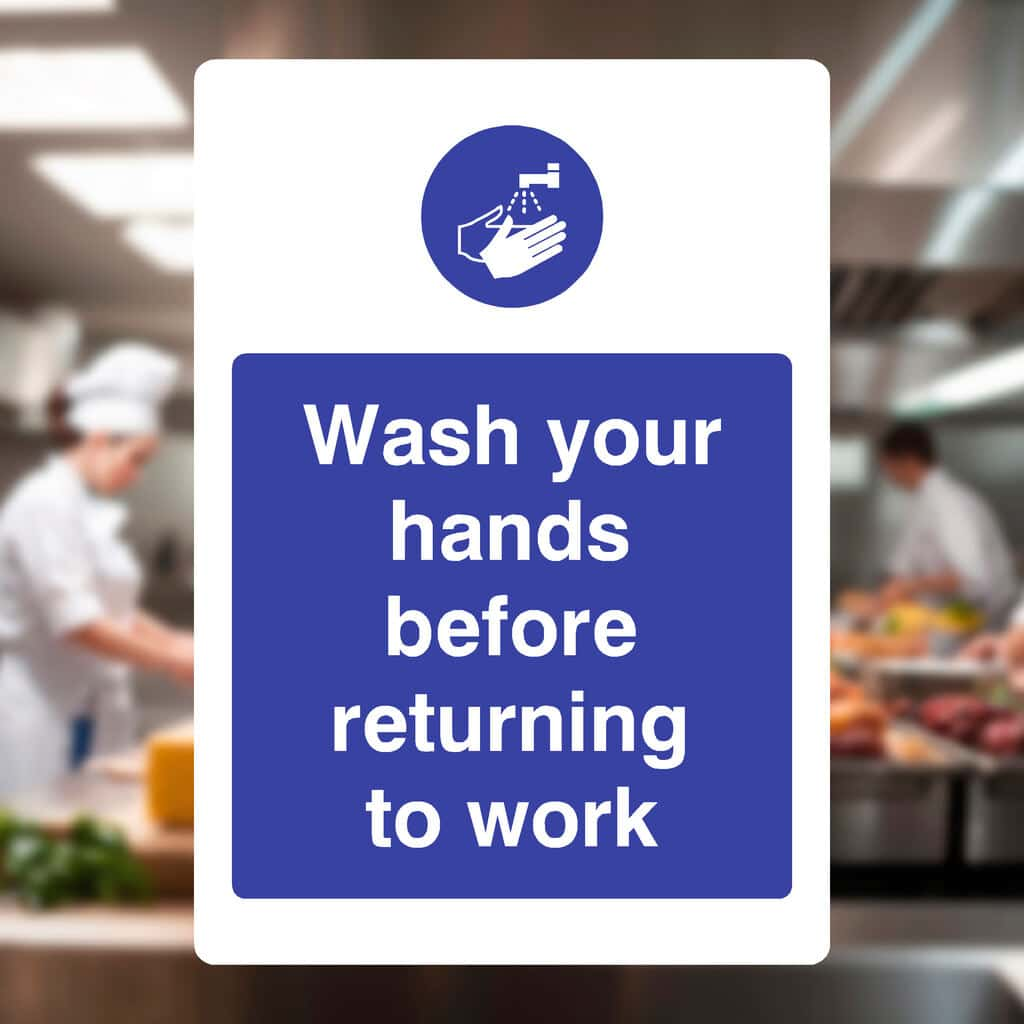 Wash Your Hands Before Returning To Work Sign - The Sign Shed