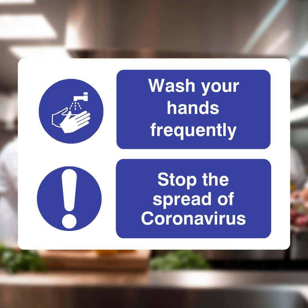 Wash Your Hands Frequently Stop The Spread Of Virus Sign - The Sign Shed