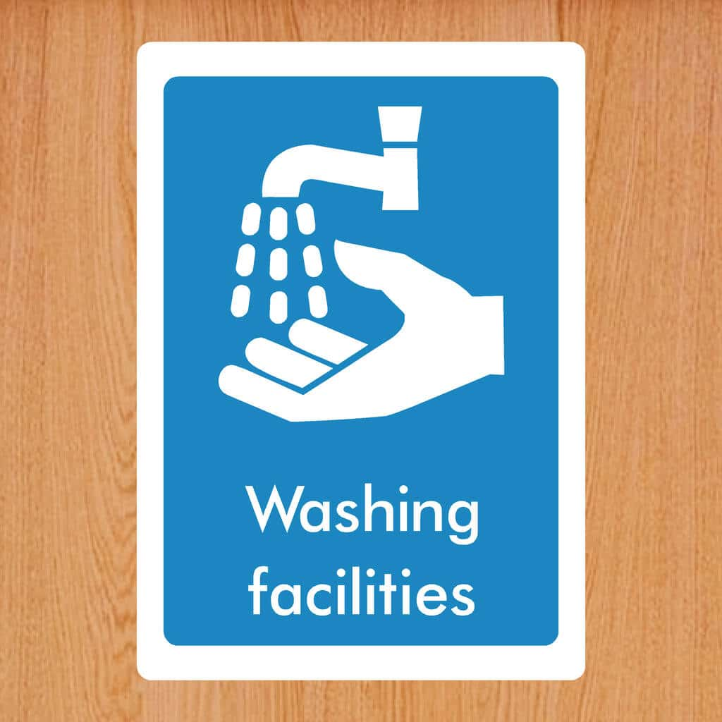 Washing Facilities Sign - The Sign Shed