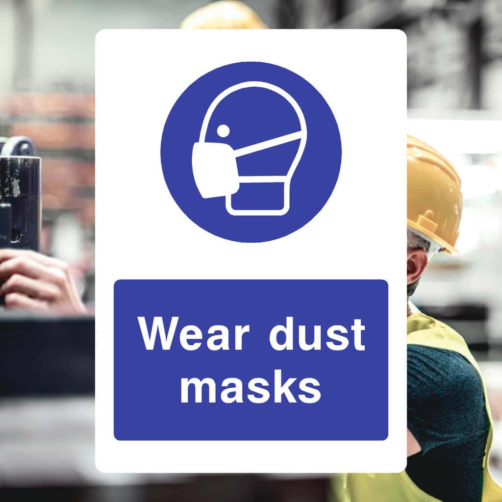 Wear Dust Masks Sign - The Sign Shed