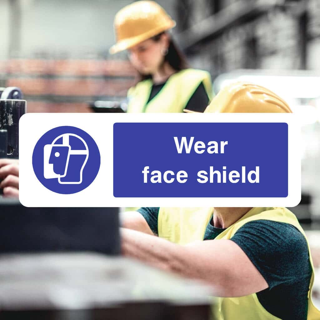 Wear Face Shield Sign - The Sign Shed