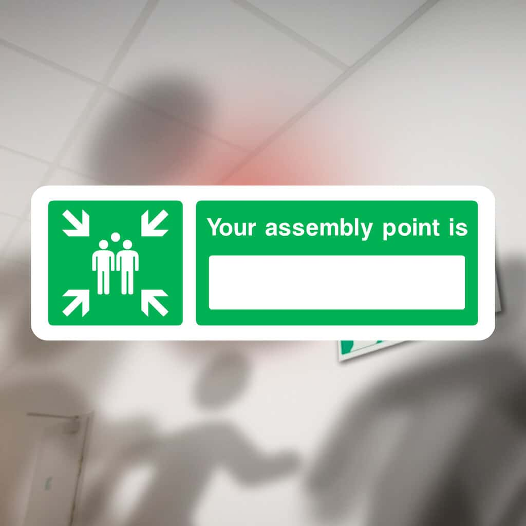 Your Assembly Point Is Fire Safety Sign - The Sign Shed