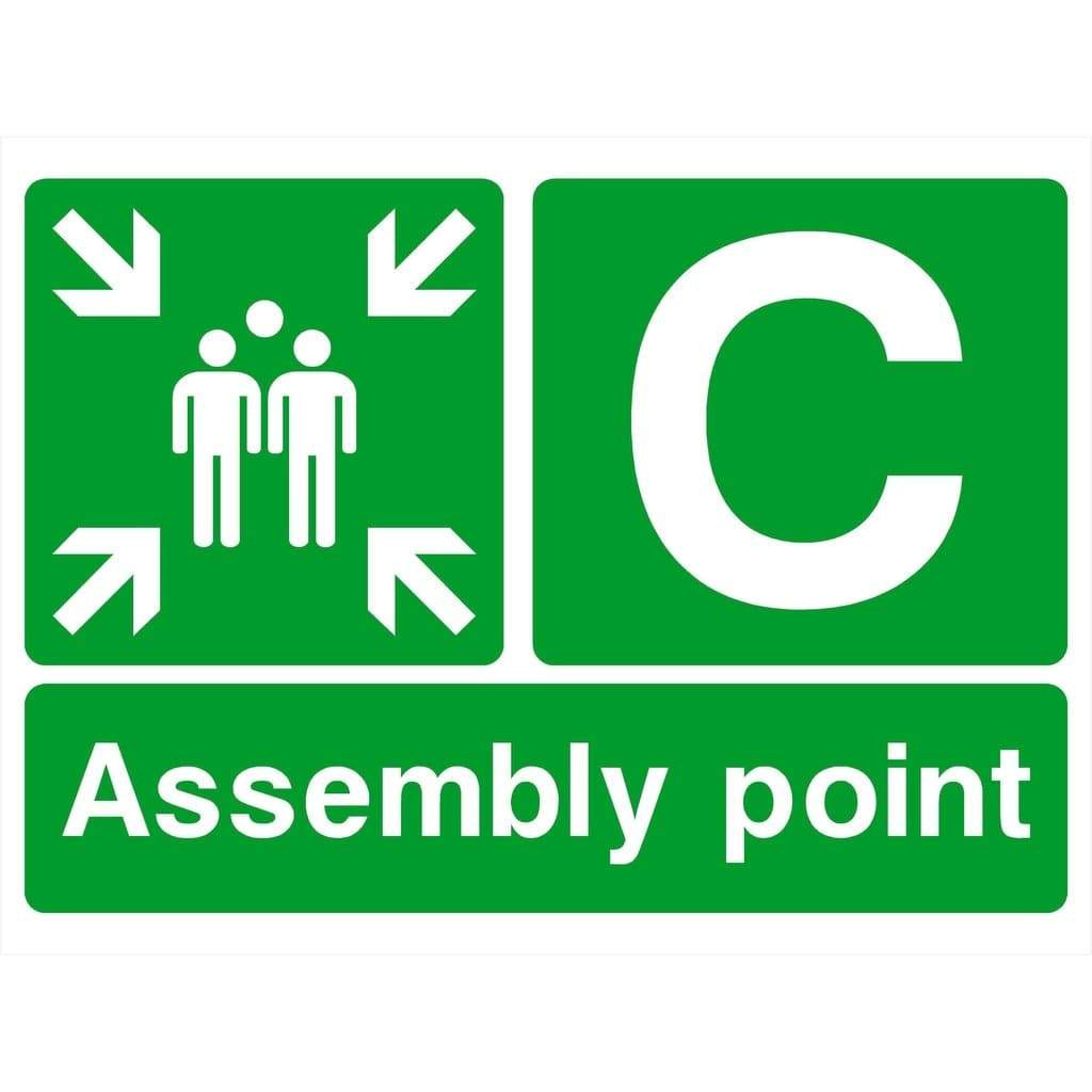 Assembly Point C Sign | Fire Safety Signs