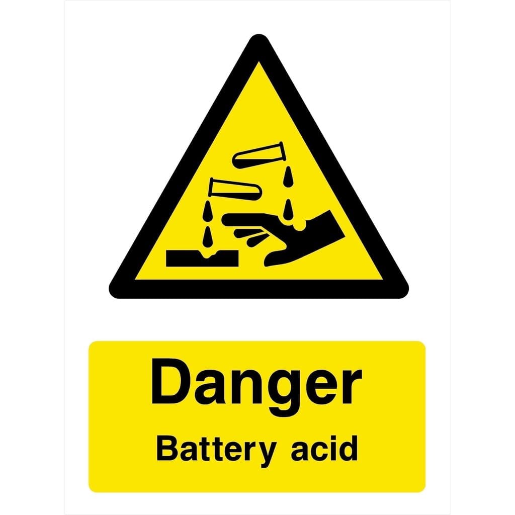 Battery Acid Sign