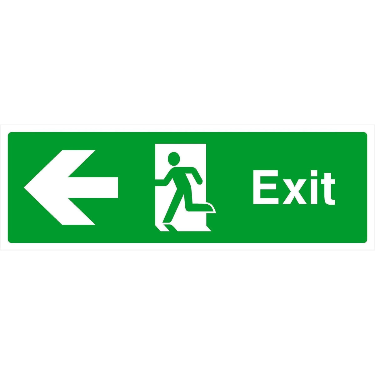 Exit Sign Left Arrow
