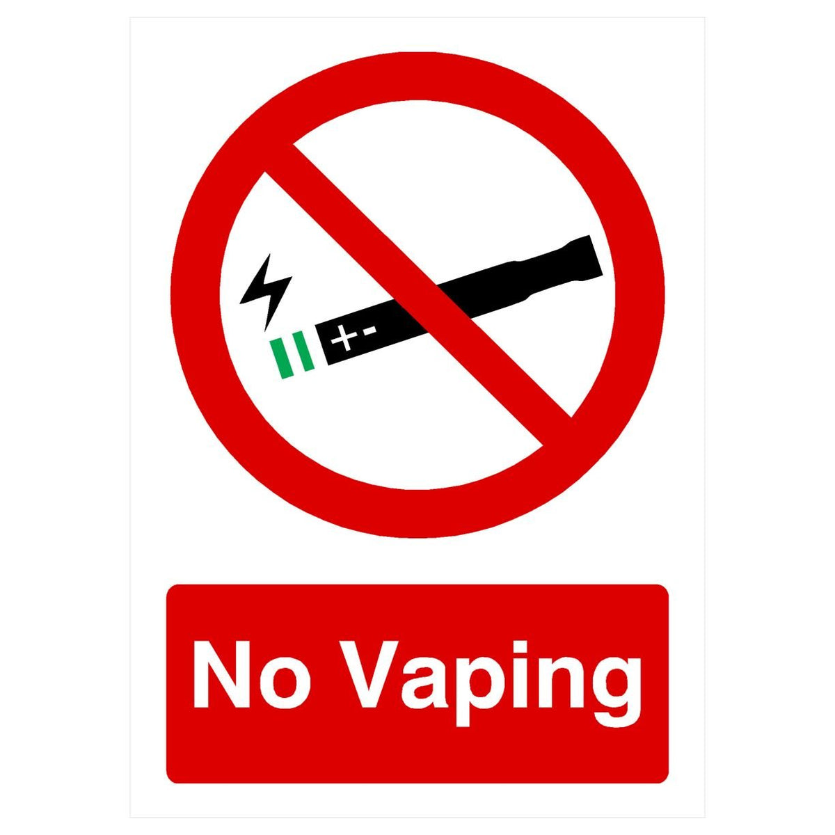 No Vaping Sign | Safety Signs