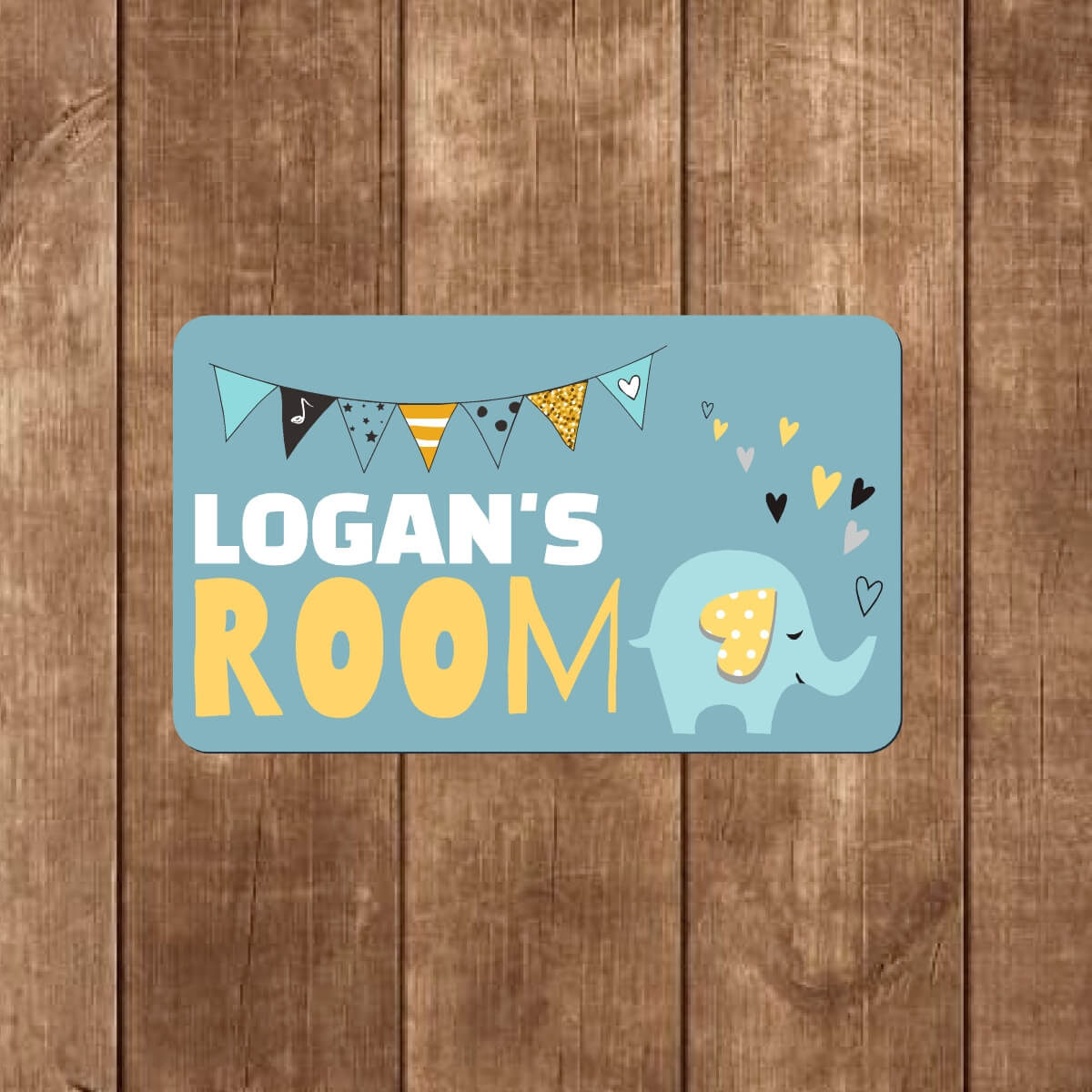 Personalised Kid's Bedroom Door Sign 